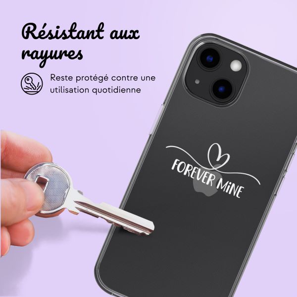 Coque avec votre propre photo et/ou texte Apple iPhone 13 - Sierlijk hartje
