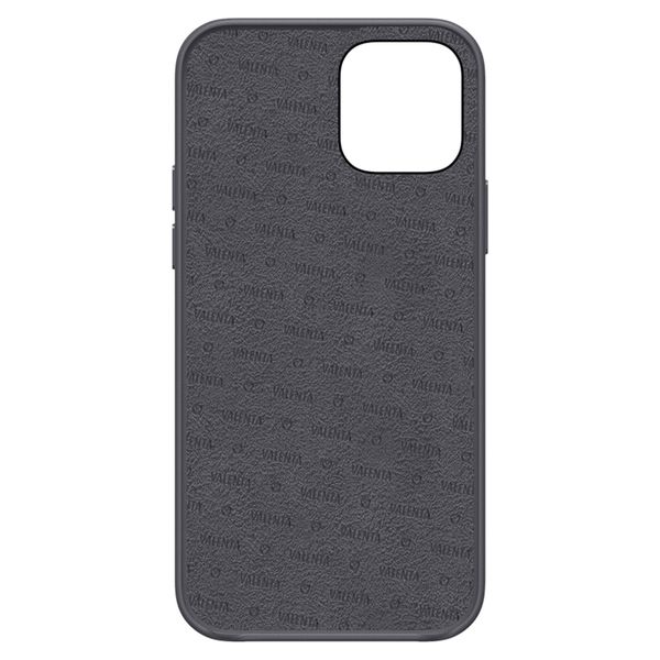 Valenta Coque en cuir Luxe iPhone 12 Pro Max - Gris