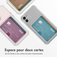 imoshion Coque silicone avec porte-cartes Apple iPhone 11 - Transparent