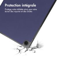 imoshion Coque tablette Trifold Samsung Galaxy Tab A9 Plus - Bleu foncé