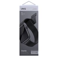 Uniq Bracelet Dante Mesh Milanese en acier Apple Watch Series 1 t/m 11 / SE / Ultra (44/45/46/49 mm) - Graphite