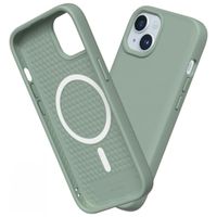 RhinoShield ﻿Coque SolidSuit MagSafe iPhone 15 Plus - Classic Sage Green