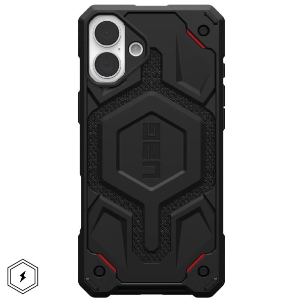 UAG Coque arrière Monarch Pro Apple iPhone 16 Plus - Kevlar Black