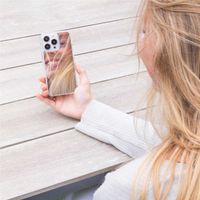 Selencia Coque Mirror Apple iPhone 15 - Argent