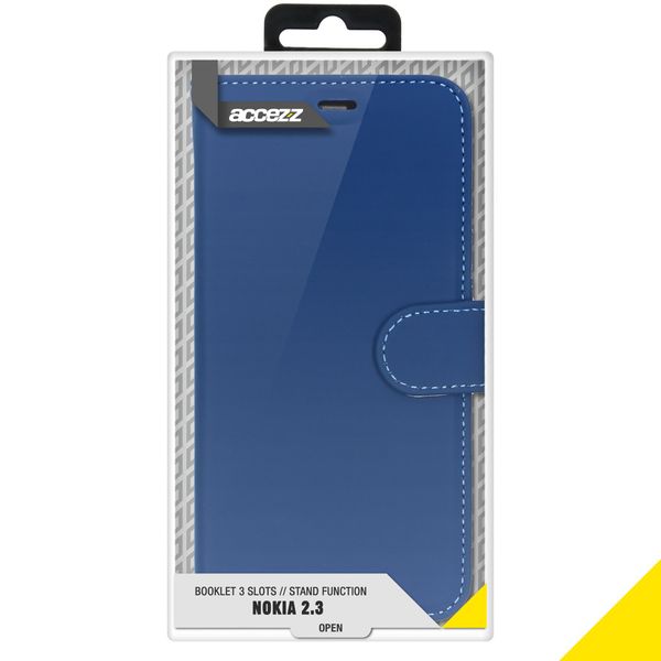 Accezz Étui de téléphone Wallet Nokia 2.3 - Bleu