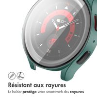imoshion Coque rigide à couverture complète Samsung Galaxy Watch 6 - 44 mm - Vert foncé