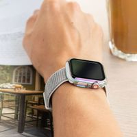 imoshion Coque rigide brillante à couverture complète pour Apple Watch Series 4 / 5 / 6 / SE - 40 mm - Pearlescent