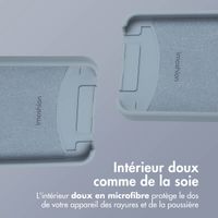 imoshion Coque arrière Color avec cordon amovible et MagSafe Apple iPhone 16e - Ash Blue