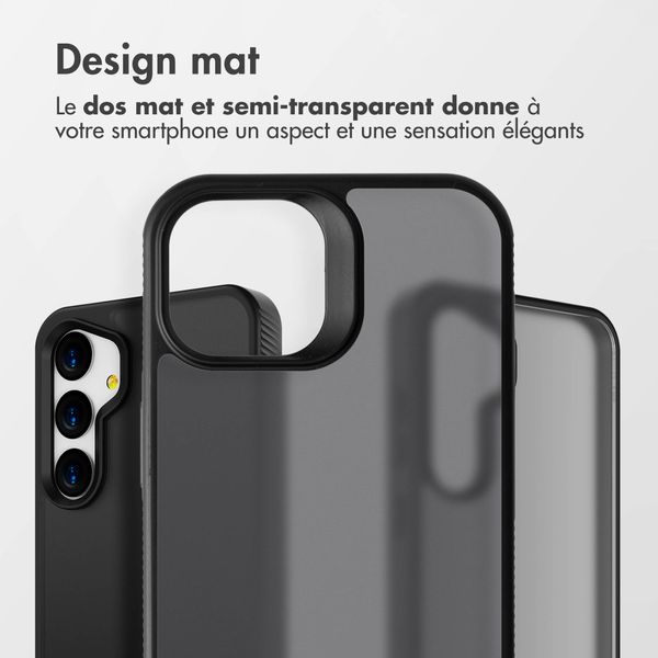 Accezz Coque Givrée Robuste Samsung Galaxy A35 - Noir