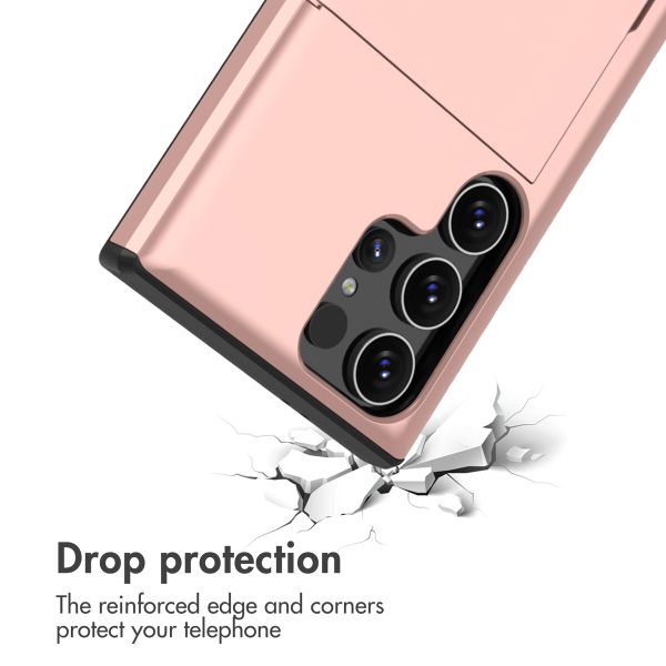 imoshion Coque arrière avec porte-cartes Samsung Galaxy S24 Ultra - Rose Doré