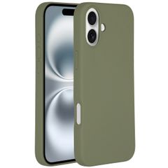Accezz Coque Liquid Silicone avec MagSafe Apple iPhone 16 - Cooper Green