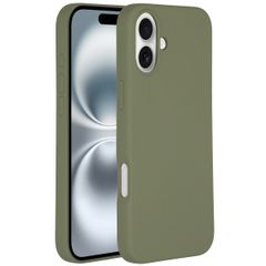 Accezz Coque Liquid Silicone avec MagSafe iPhone 16 - Cooper Green