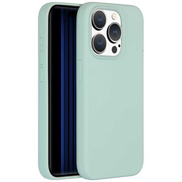 Accezz Coque Liquid Silicone iPhone 15 Pro - Sky Blue