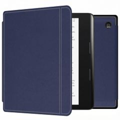 imoshion Étui de liseuse portefeuille Slim Hard Kobo Sage / Tolino Epos 3 - Bleu foncé