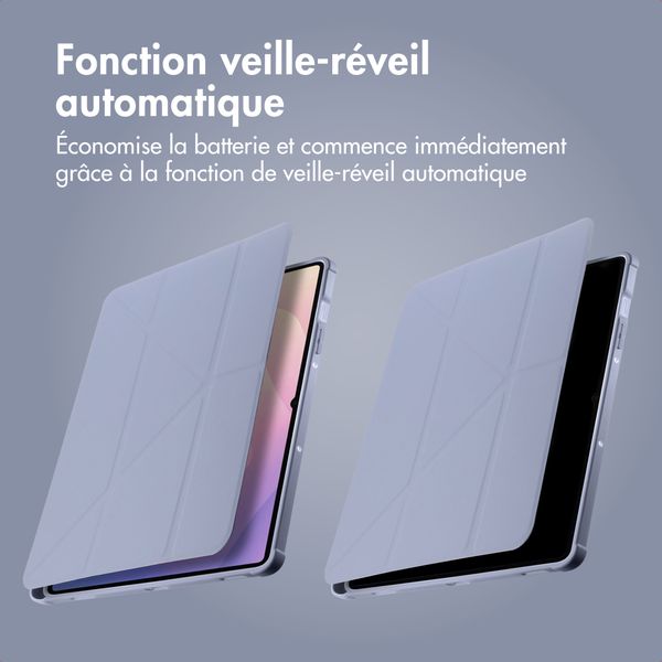 imoshion Coque tablette Origami Samsung Galaxy Tab S9 11.0 pouces / S10 Lite / S10 FE / S9 FE 10.9 pouces - Lavender