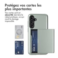 imoshion Coque arrière avec porte-cartes Samsung Galaxy S25 FE - Vert