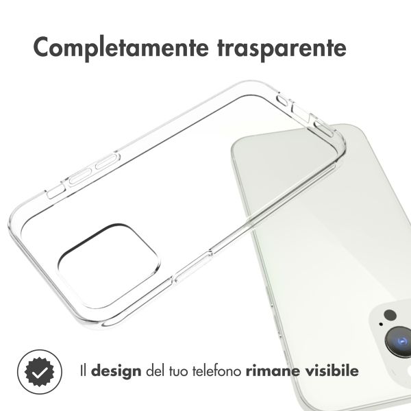 Accezz Coque Clear Apple iPhone 13 Pro - Transparent