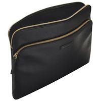 dbramante1928 ﻿Paris+ Sleeve - Pochette ordinateur 13 pouces - Cuir véritable - MacBook Pro / Air 13 pouces - Night Black