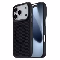 imoshion Rugged Hybrid Carbon Case avec MagSafe Apple iPhone 17 Pro - Noir
