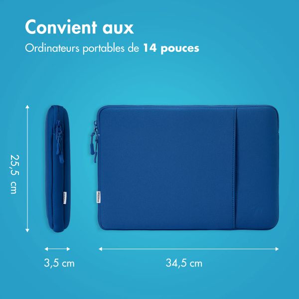 imoshion Pochette ordinateur avec compartiment 14 pouces - Cobalt Blue