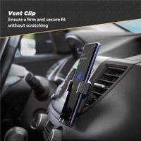 Scosche Support de téléphone GravityDrop 3-in-1 pour voiture - Universel - Tableau de bord / Pare-brise / Grille de ventilation - Noir
