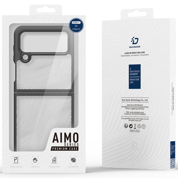 Dux Ducis Coque arrière Aimo Samsung Galaxy Z Flip 4 - Transparent