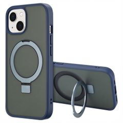 Accezz Coque Ring Stand avec MagSafe Apple iPhone 15 - Bleu