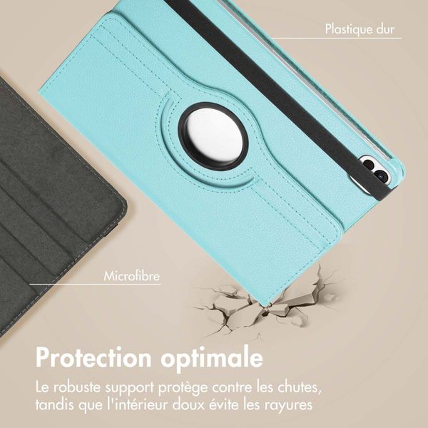 imoshion Coque tablette rotatif à 360° Apple iPad Pro 12.9 (2020/2021/2022) - Bleu clair