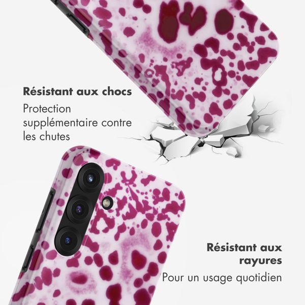 Selencia Coque arrière Vivid Samsung Galaxy S25 - Cosmic Orchid