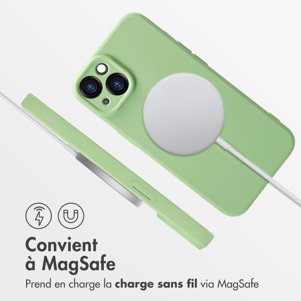 imoshion Coque Couleur avec MagSafe iPhone 14 - Vert