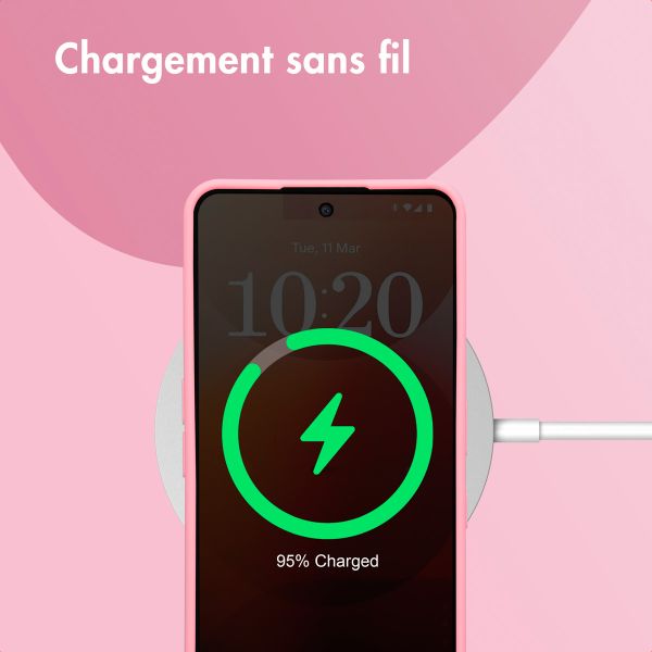 imoshion Coque Couleur Nothing Phone (3a) Pro - Bubblegum Pink