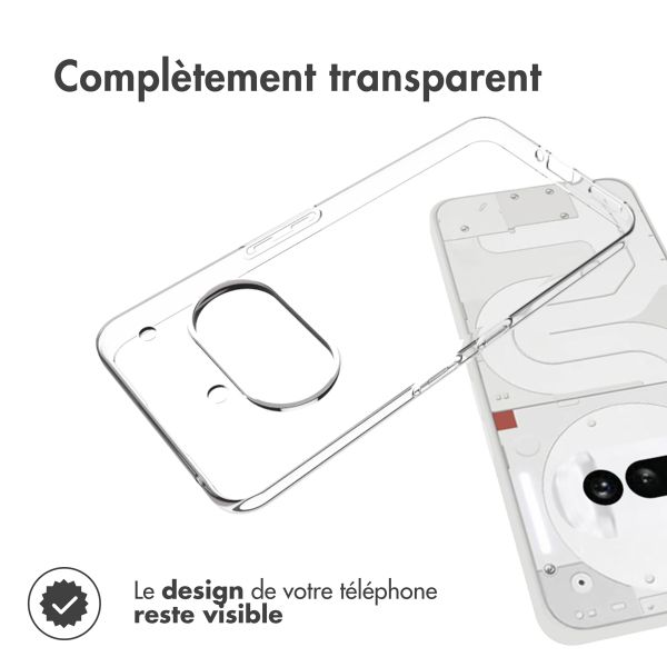 Accezz Coque Clear Nothing Phone (3a) - Transparent