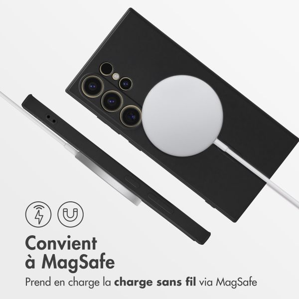 imoshion Coque Couleur avec MagSafe Samsung Galaxy S24 Ultra - Noir