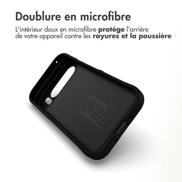 imoshion Coque arrière EasyGrip Google Pixel 9 / 9 Pro - Noir