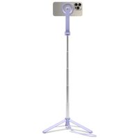 Spigen Trépied Selfie Stick MagSafe - avec télécommande - Universel - 74CM - Lavender