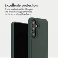 Accezz Coque arrière Edge avec MagSafe Samsung Galaxy S25 - Vert