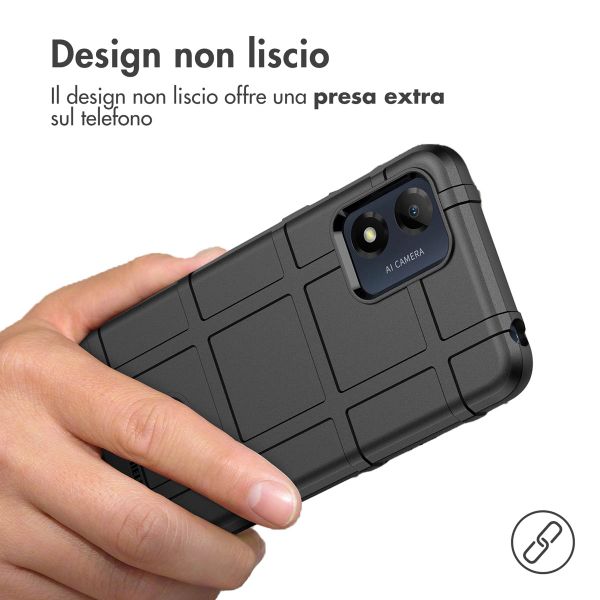 imoshion Coque Rugged Shield Motorola Moto E13 - Noir