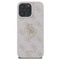 Guess Coque 4G Metal Logo Backcover Apple iPhone 16 Pro Max - Rose