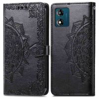 imoshion Etui de téléphone portefeuille Mandala Motorola Moto E13 - Noir