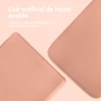 imoshion Étui de liseuse portefeuille Slim Soft Kobo Clara 2E / Tolino Shine 4 - Rose Doré