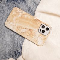 Selencia Coque Maya Fashion iPhone Xs / X - Marble Sand