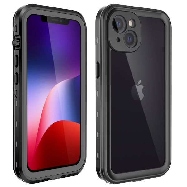 Redpepper Coque imperméable Dot Plus iPhone 13 - Noir