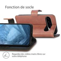 imoshion Étui de télephone portefeuille Google Pixel 10 / 10 Pro - Marron