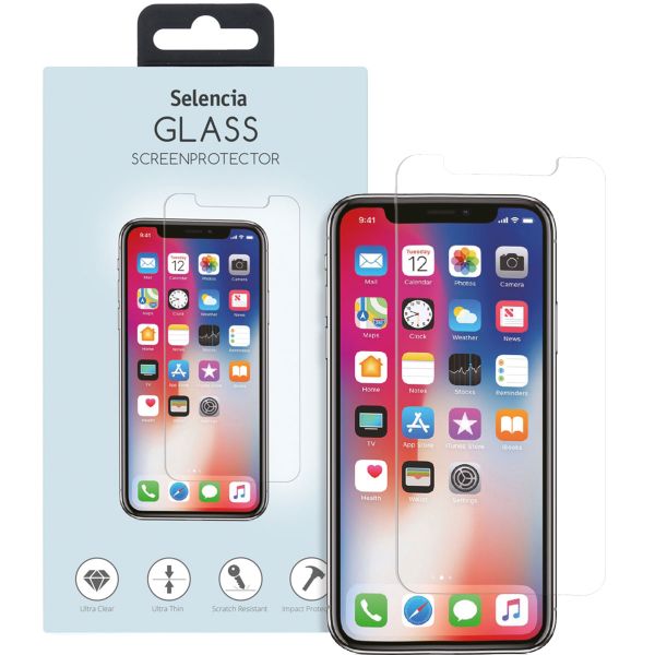 Selencia Protection d'écran en verre trempé iPhone 11 Pro / Xs / X