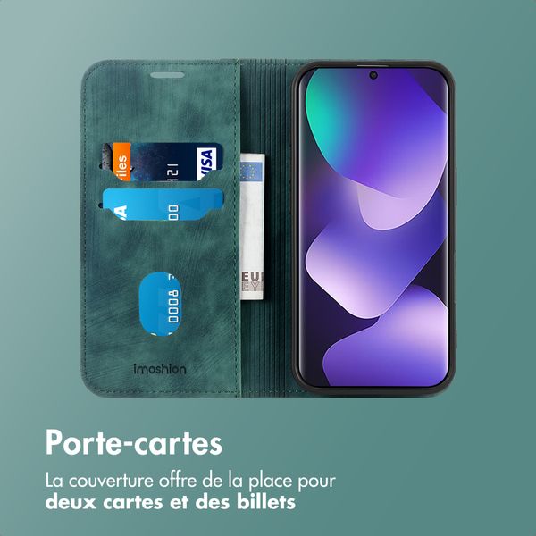 imoshion Étui de téléphone portefeuille Slim Xiaomi Redmi Note 15 (5G) - Vert