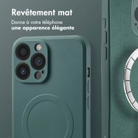 imoshion Coque Couleur avec MagSafe Apple iPhone 13 Pro Max - Vert foncé