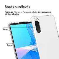 Accezz Coque Clear Sony Xperia 10 IV - Transparent