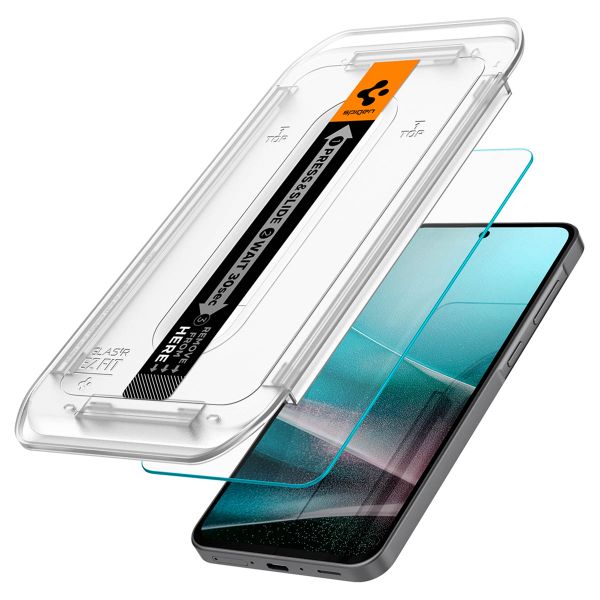 Spigen Protection d'écran en verre trempé GLAStR Fit 2 Paquets + Applicator Samsung Galaxy A36