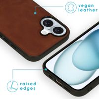 imoshion Etui de télephone luxe 2-en-1 amovible Apple iPhone 16 - Marron
