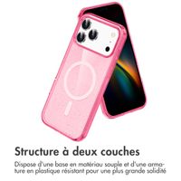 imoshion Coque Pailletée avec MagSafe Apple iPhone 17 Pro - Rose
